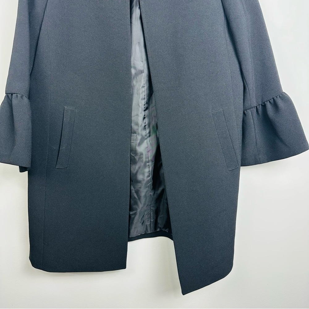 Nine West Black Women's Blazer with Beaded Collar Size 14 - Picture 4 of 10
